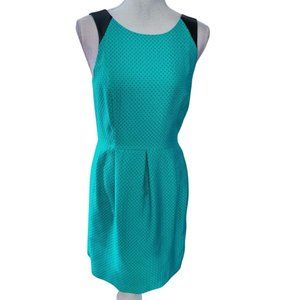 Kensie Textured Leather Accent Dress Size Small